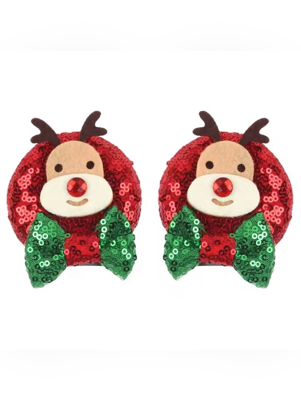 Reindeer Mickey Ears Clips